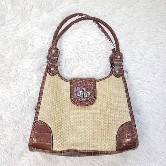 Handbags - Jute Tan Summer Beach Shoulder Bag